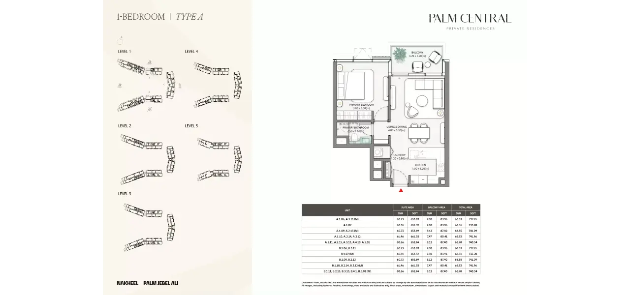 بالم سنترال برايفت ريزيدنسز من نخيل - إضفاء شعور بالانفتاح