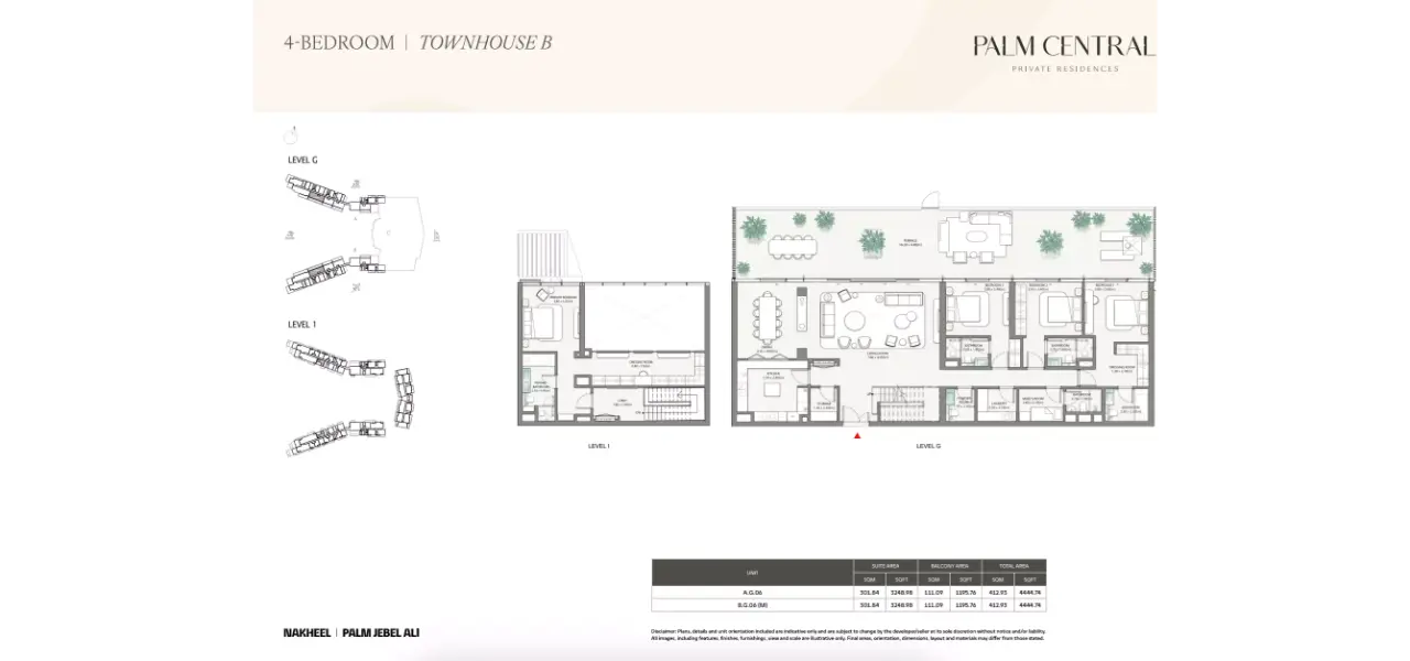 بالم سنترال برايفت ريزيدنسز من نخيل - إضفاء شعور بالانفتاح