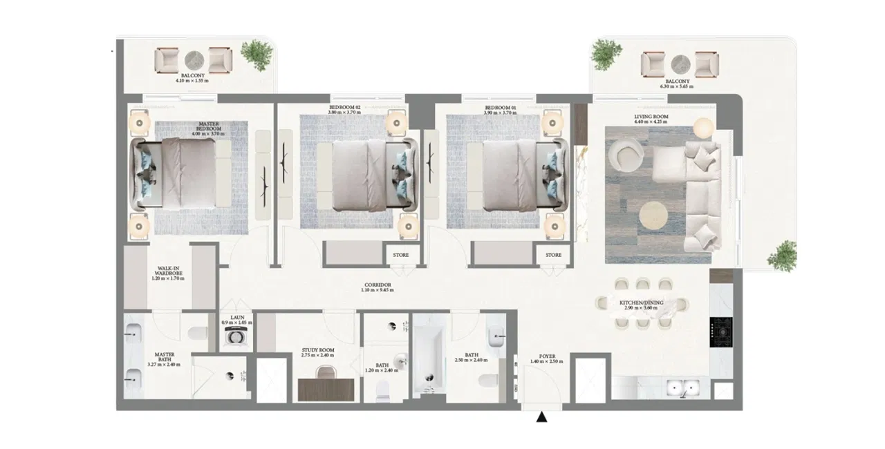 Pier Point at Rashid Yachts and Marina: A Residential Gem with Waterfront Views