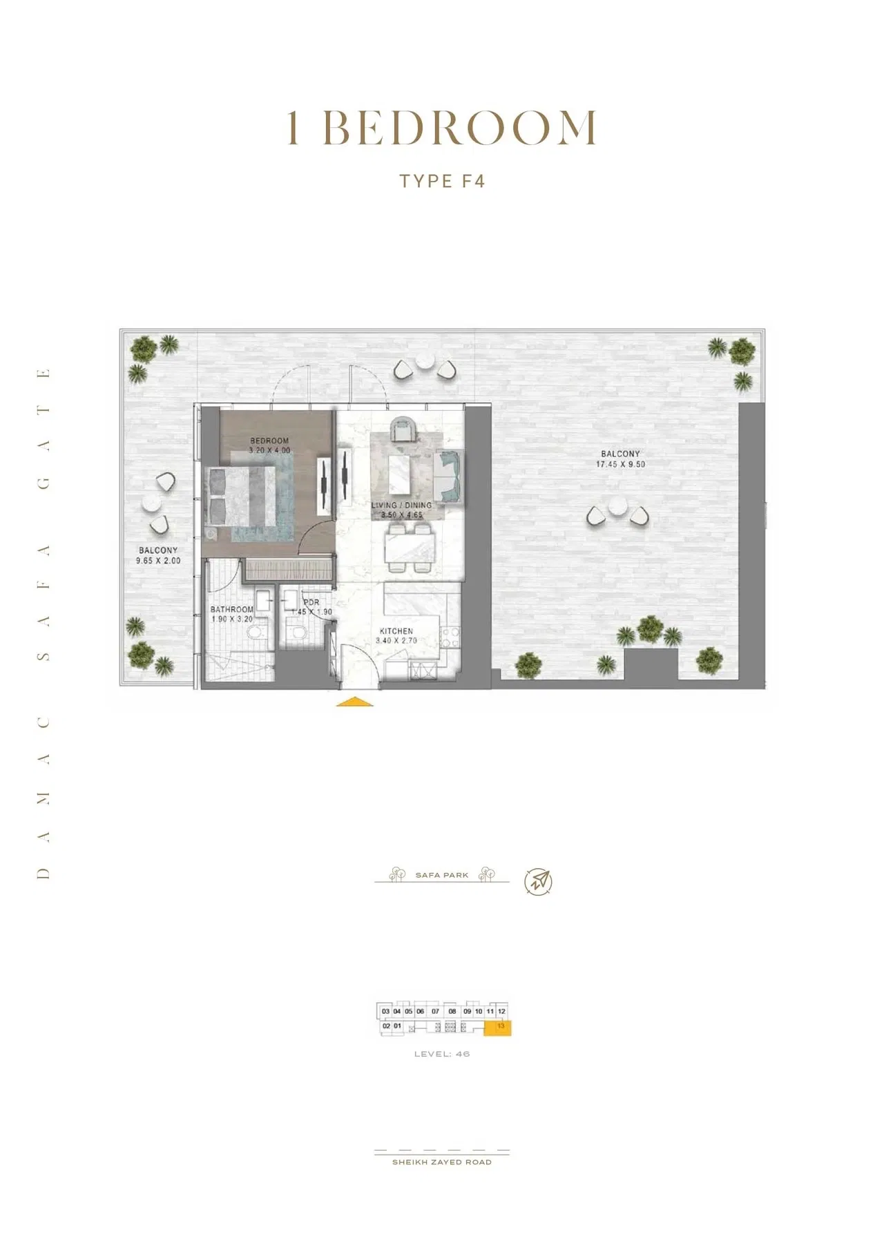 Safa Gate от DAMAC Properties – культовая жизнь с безупречным видом на городской пейзаж