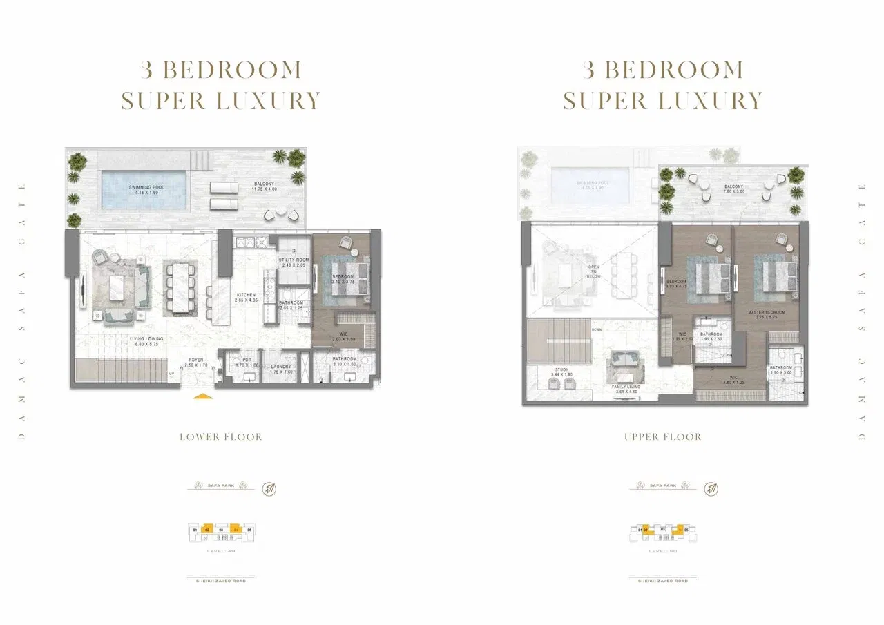 Safa Gate от DAMAC Properties – культовая жизнь с безупречным видом на городской пейзаж