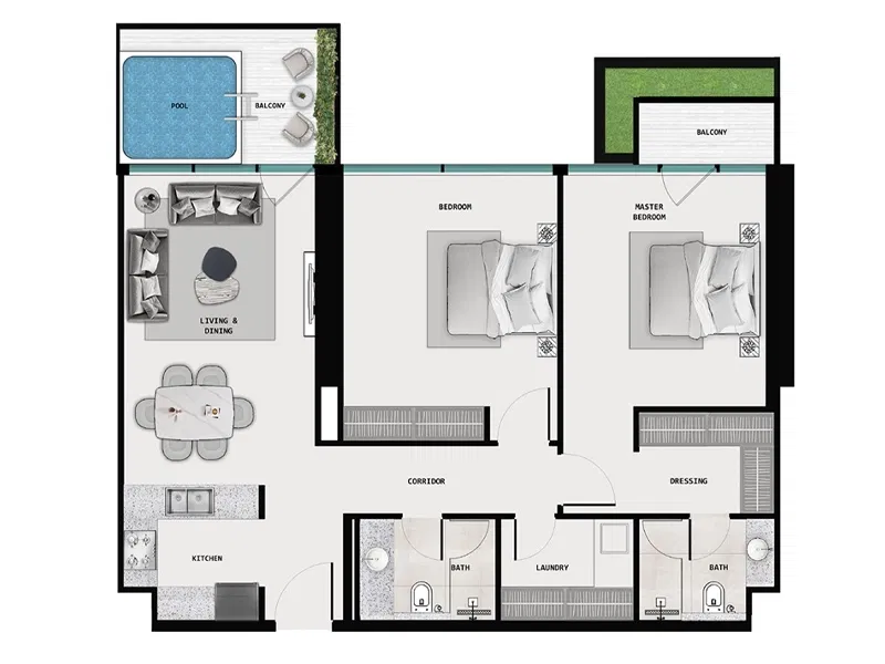 Samana Barari Lagoons от SAMANA Developers в Маджане – привлекательный вариант жилья в Маджане