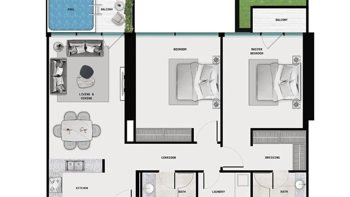 Samana Barari Lagoons от SAMANA Developers в Маджане – привлекательный вариант жилья в Маджане