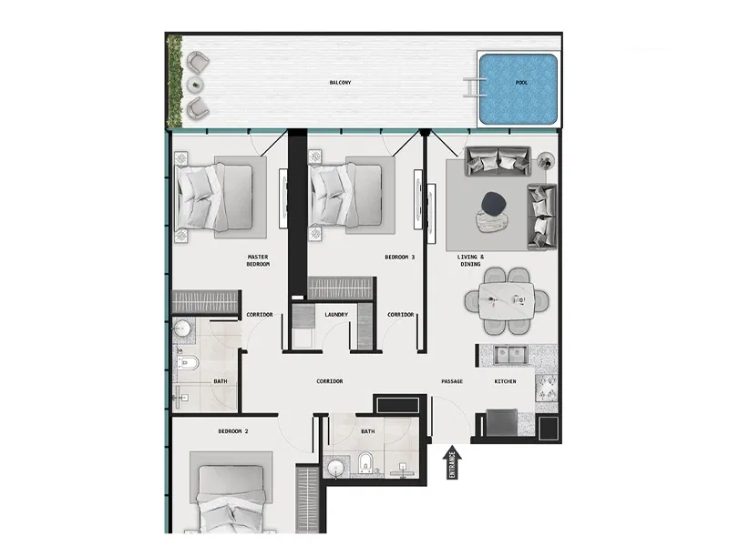 Samana Barari Lagoons от SAMANA Developers в Маджане – привлекательный вариант жилья в Маджане