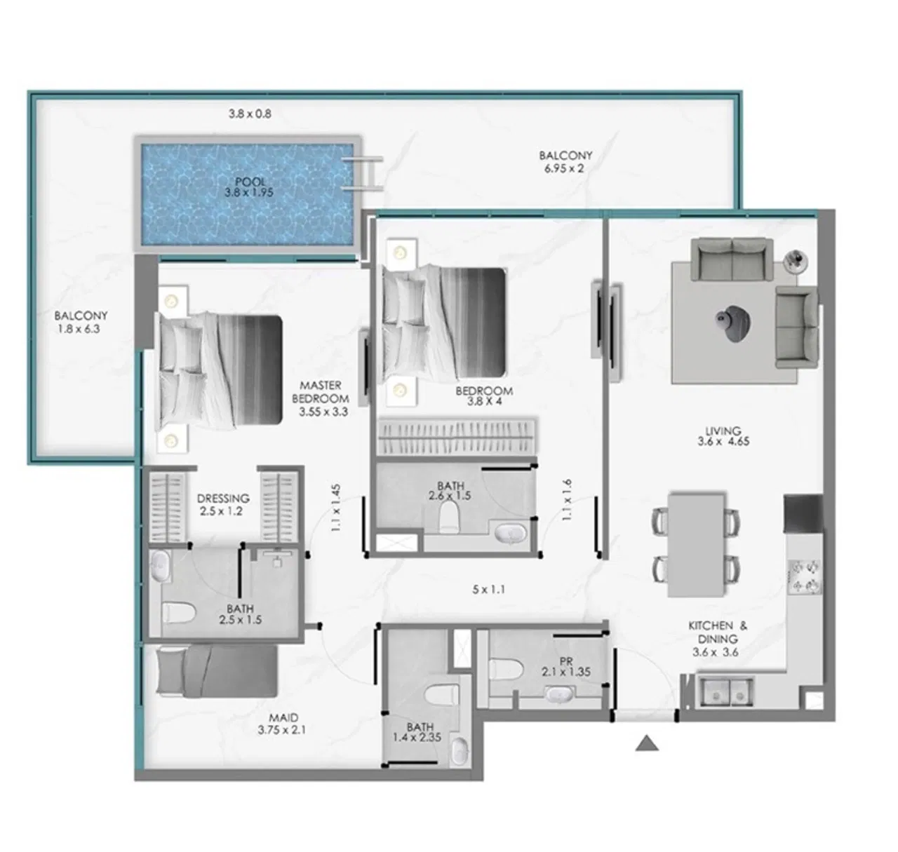 Samana Ocean Bay at Dubai Islands – Apartments with Beautiful Sea-side Panoramas