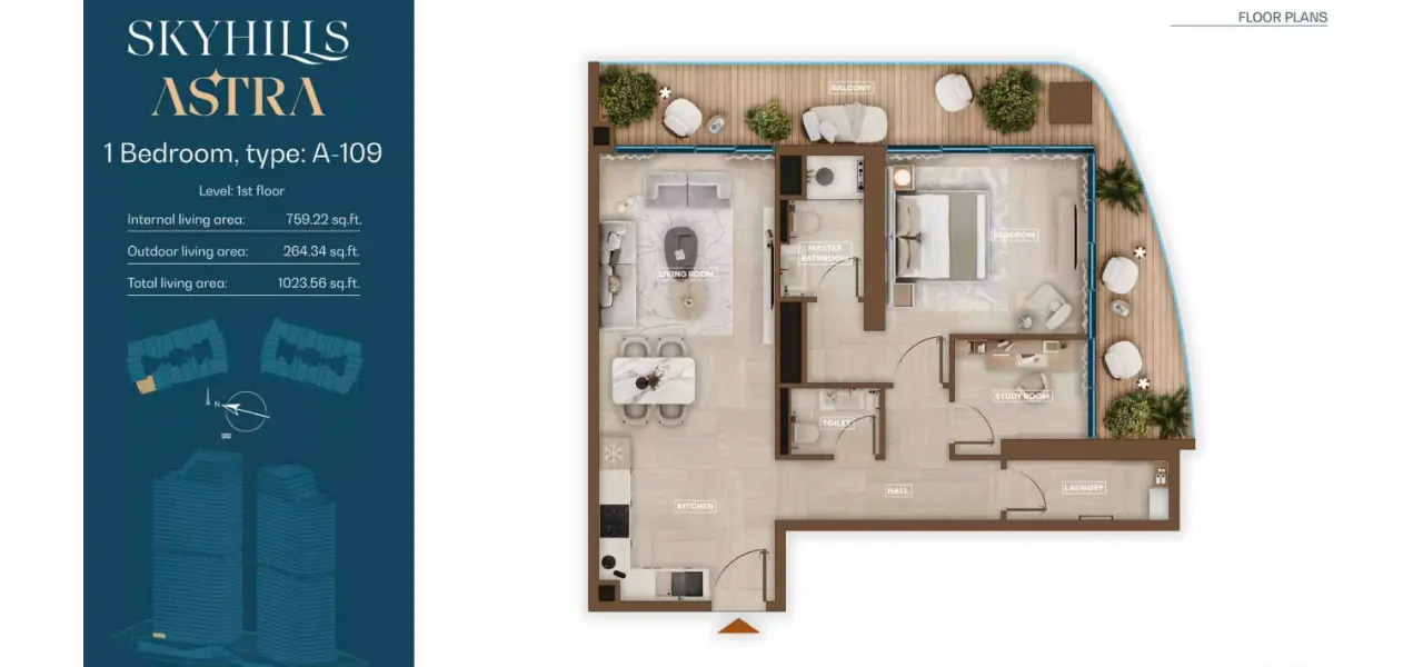 Skyhills Astra от HRE — выгодная инвестиция в Дубайский научный парк