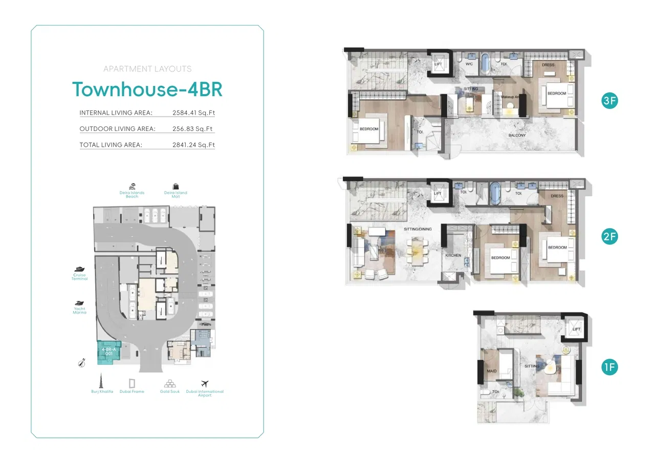شقق ستام نوتيس السكنية في جزر دبي - عيش حياة فاخرة على الشاطئ