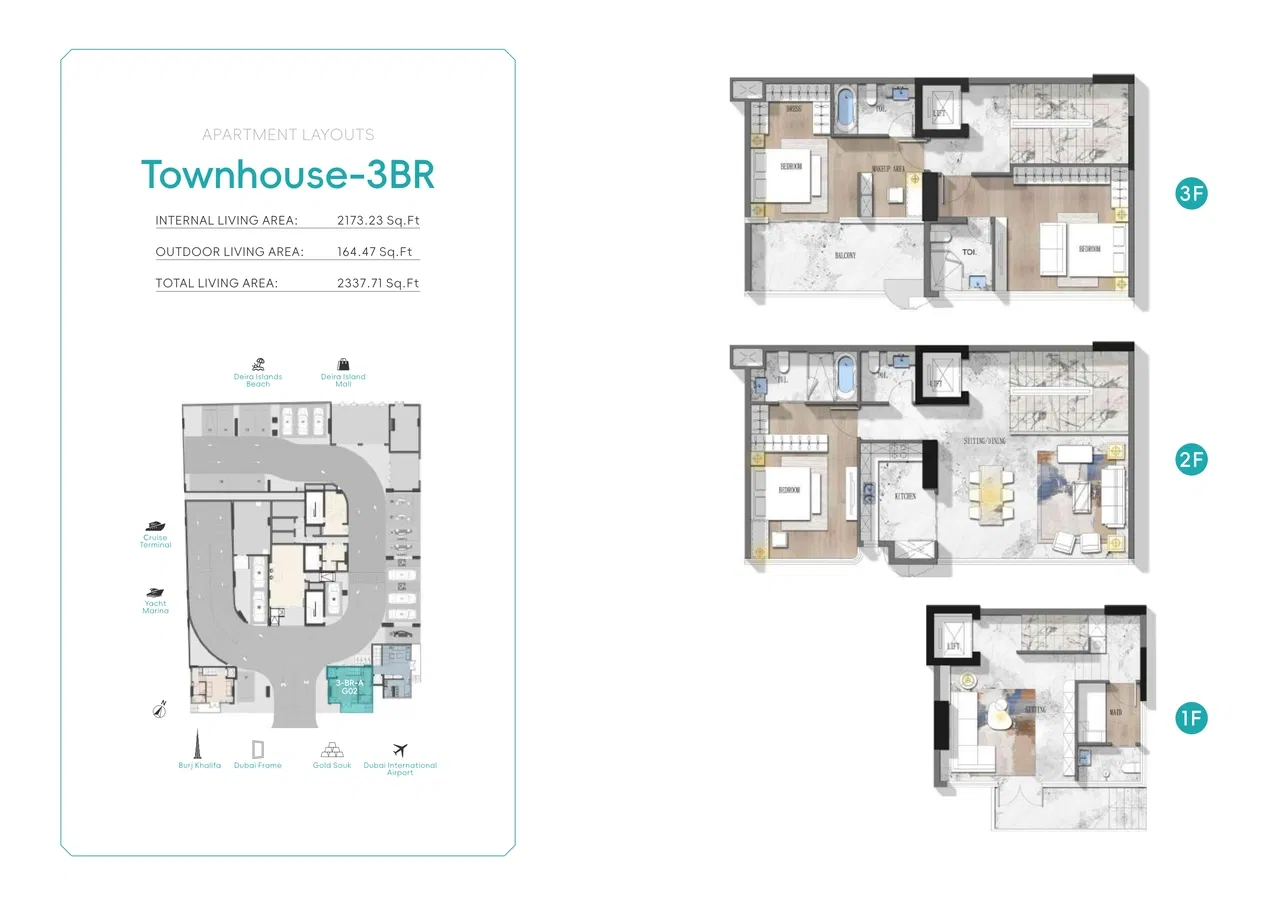 شقق ستام نوتيس السكنية في جزر دبي - عيش حياة فاخرة على الشاطئ