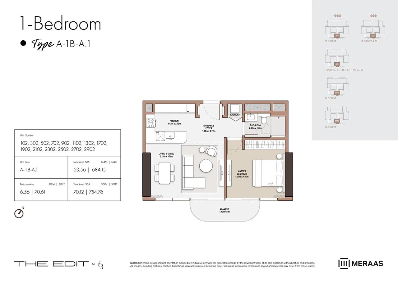 The Edit at D3 – Effortlessly Comfortable Apartments and Penthouses with Urban Serenity