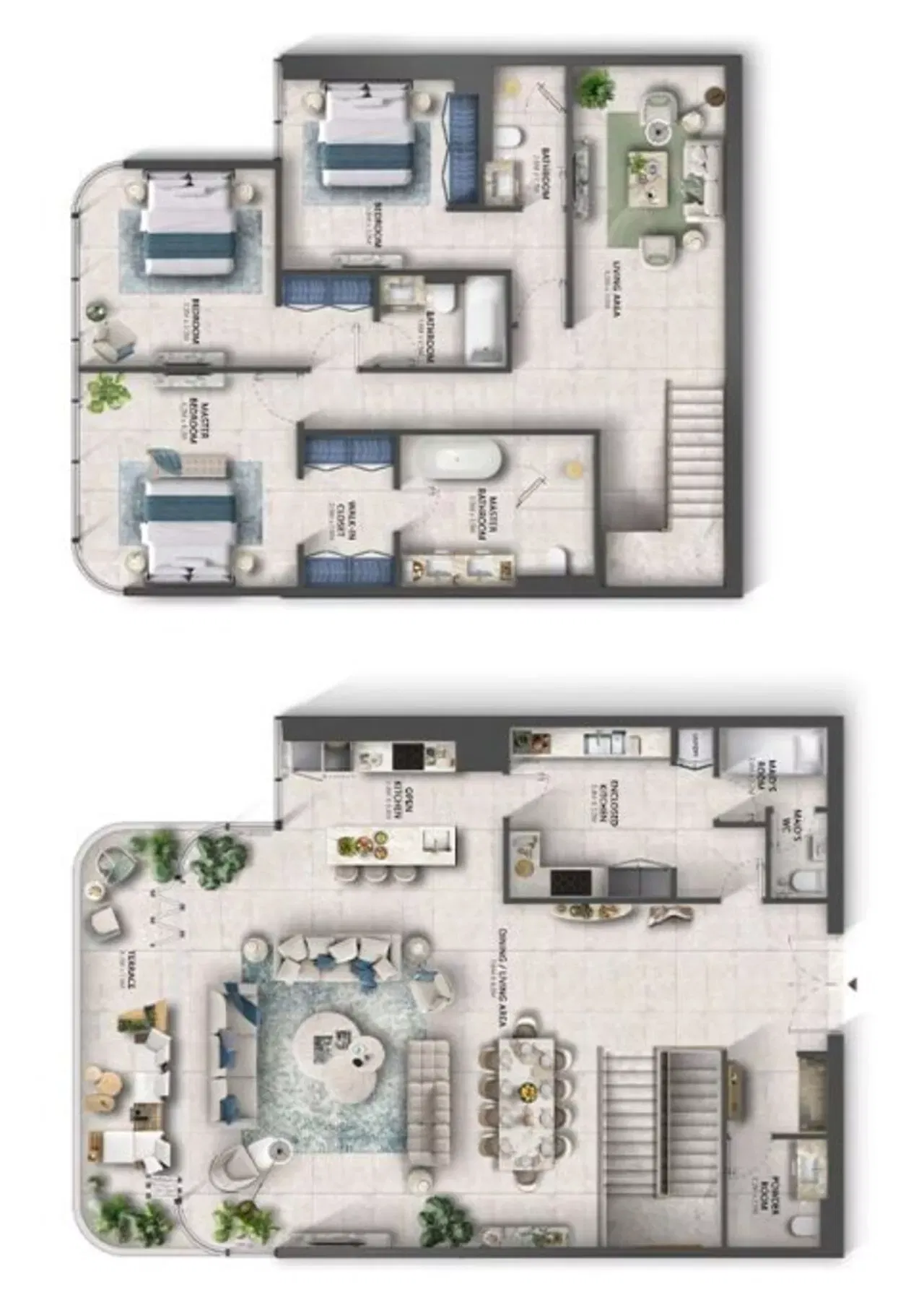 الجدارية من بيوند - مجموعة سيجنيتشر، شقق دوبلكس وأجنحة بنتهاوس في ماريتايم سيتي