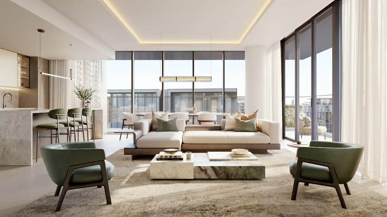 City Walk Crestlane 4 – Apartments and Duplexes with Water-Facing Panoramas