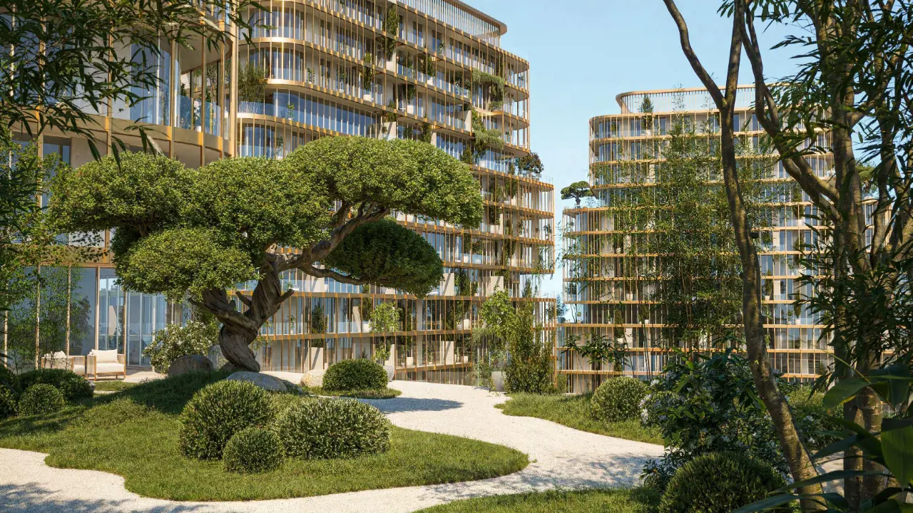 هادو في جزر دبي في سيورا – مساكن شاطئية مستوحاة من فلسفة إيكيجاي اليابانية