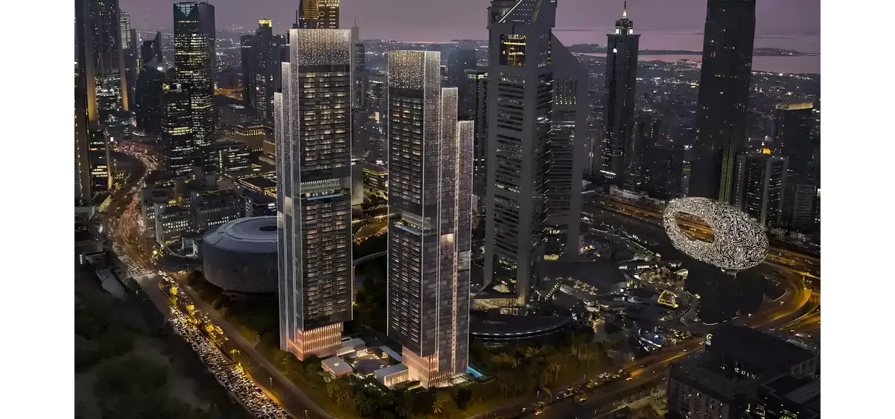 جميرا ريزيدنسز أبراج الإمارات في شارع الشيخ زايد