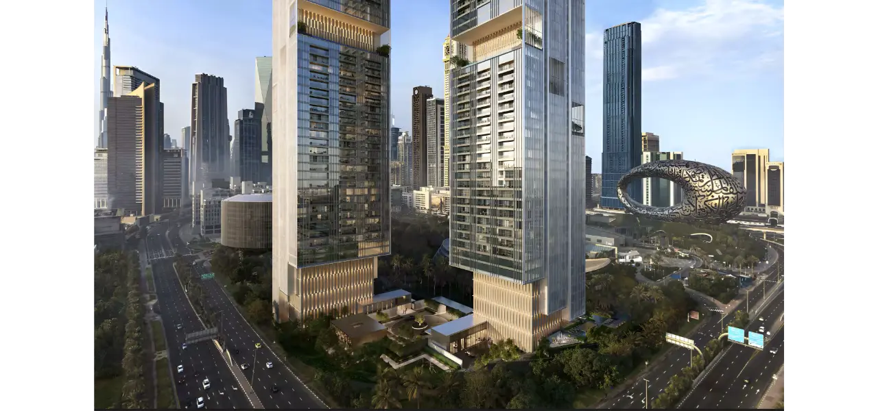 جميرا ريزيدنسز أبراج الإمارات في شارع الشيخ زايد