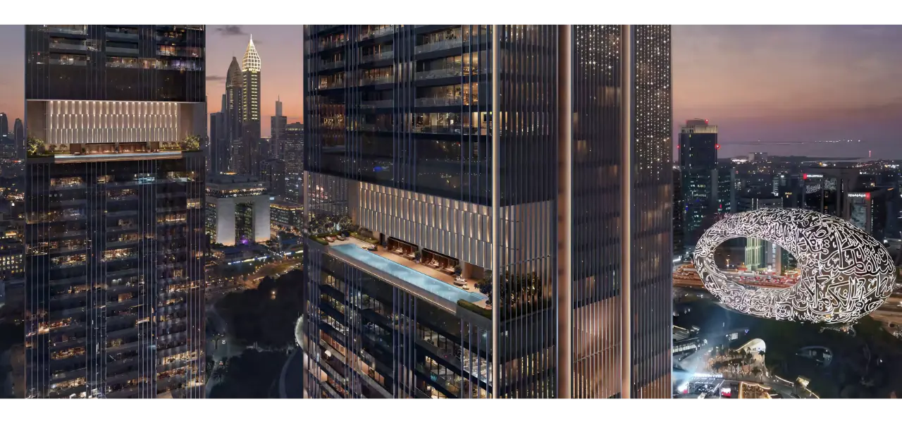 جميرا ريزيدنسز أبراج الإمارات في شارع الشيخ زايد