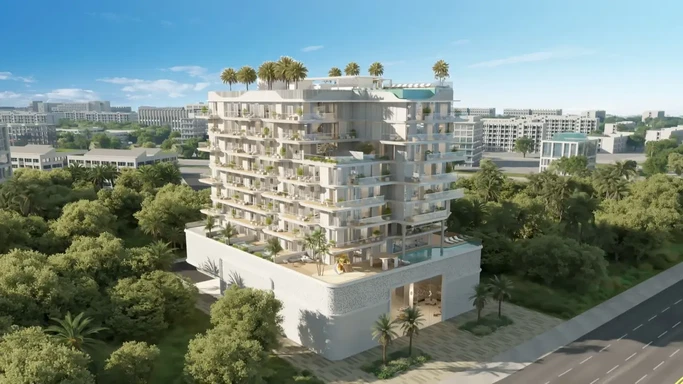 Жилой комплекс Meriden Beach Residences от Green Horizon Developments – жизнь на острове в Дубае, неподвластная времени.