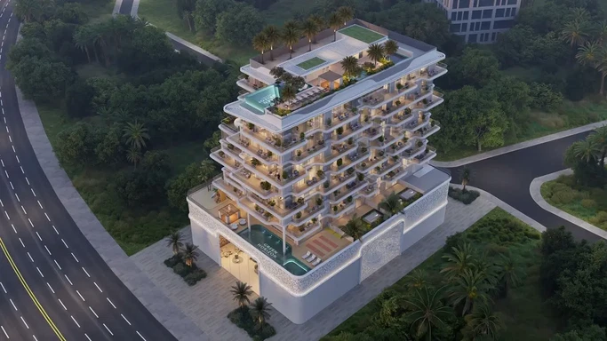 Жилой комплекс Meriden Beach Residences от Green Horizon Developments – жизнь на острове в Дубае, неподвластная времени.