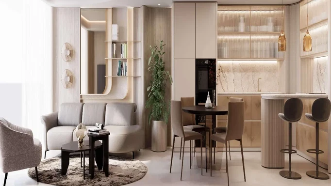 Жилой комплекс Sky Harmony от Peace Homes – райский уголок от Natuzzi в районе JVC.
