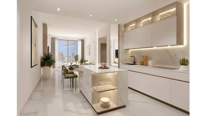 Aark Terraces в DubaiLand – роскошные апартаменты на заказ с собственными бассейнами