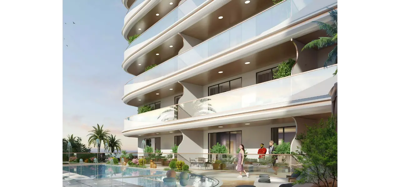 آرك تيراسز في دبي لاند - شقق فاخرة مصممة حسب الطلب مع مسابح خاصة