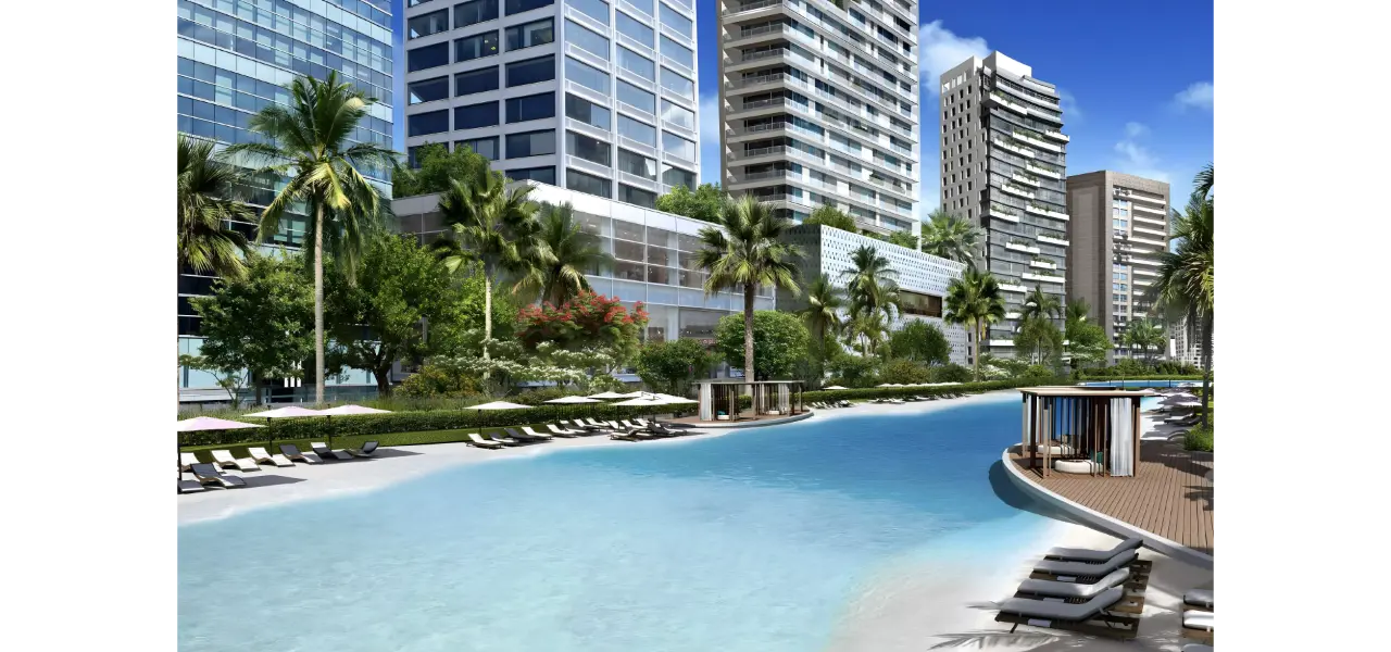 أيان هايتس من آي جي أو في ميدان هورايزون - شقق متكاملة مع مركز صحي مطل على البحيرة