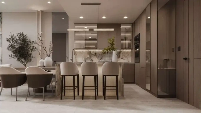 Beverly Grande от HMB Homes – частично меблированные апартаменты с футуристическим колоритом
