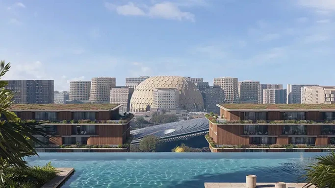 Жилой комплекс Sidr Residences в Expo City Dubai – ваш зеленый оазис от Expo Dubai Group.