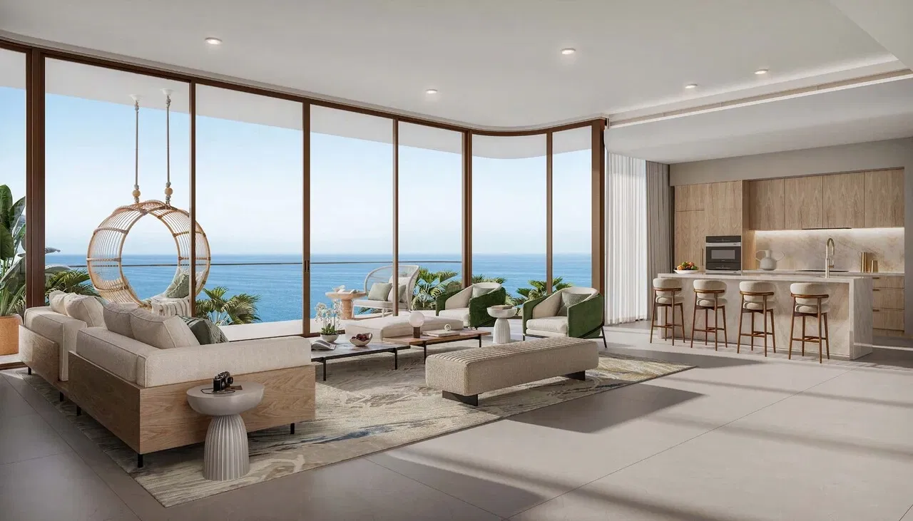 الجدارية من بيوند - مجموعة سيجنيتشر، شقق دوبلكس وأجنحة بنتهاوس في ماريتايم سيتي