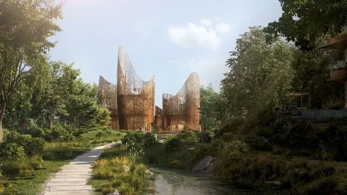 Жилой комплекс The Wilds Residences от Aldar – архитектурное великолепие на лоне природы.