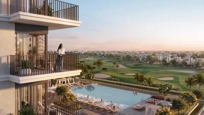Vista Ridge от Emaar Properties – Обогащение образа жизни с видом на поле для гольфа.