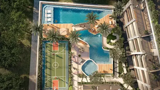 105 резиденций в комплексе Jumeirah Village Circle